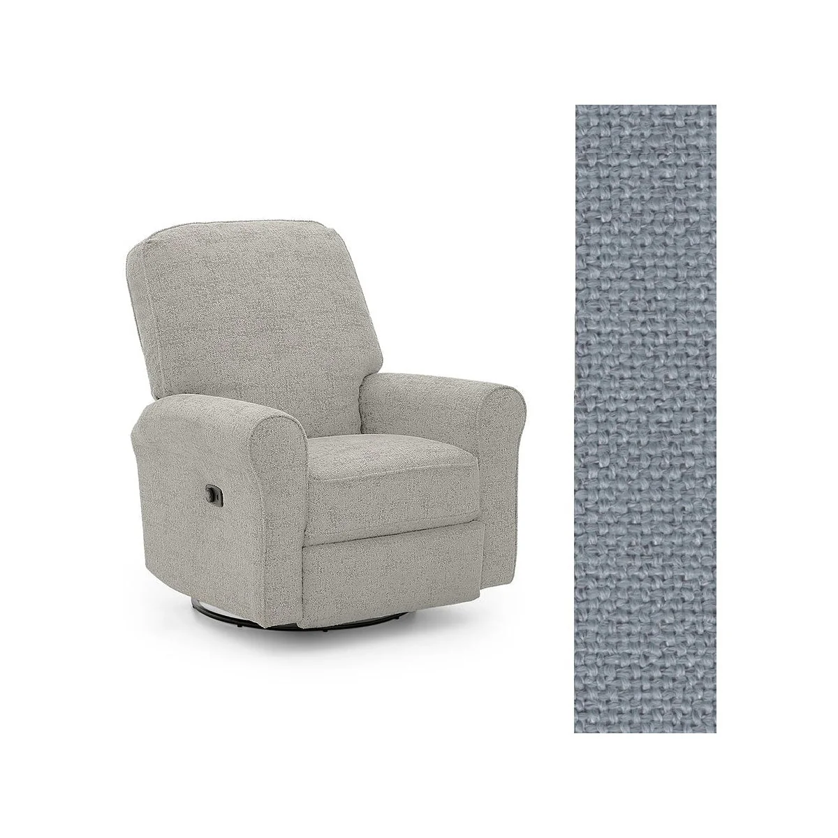 Storytime by Best Chairs Josey Power Tilt Headrest Swivel glider Recliner - Image 109