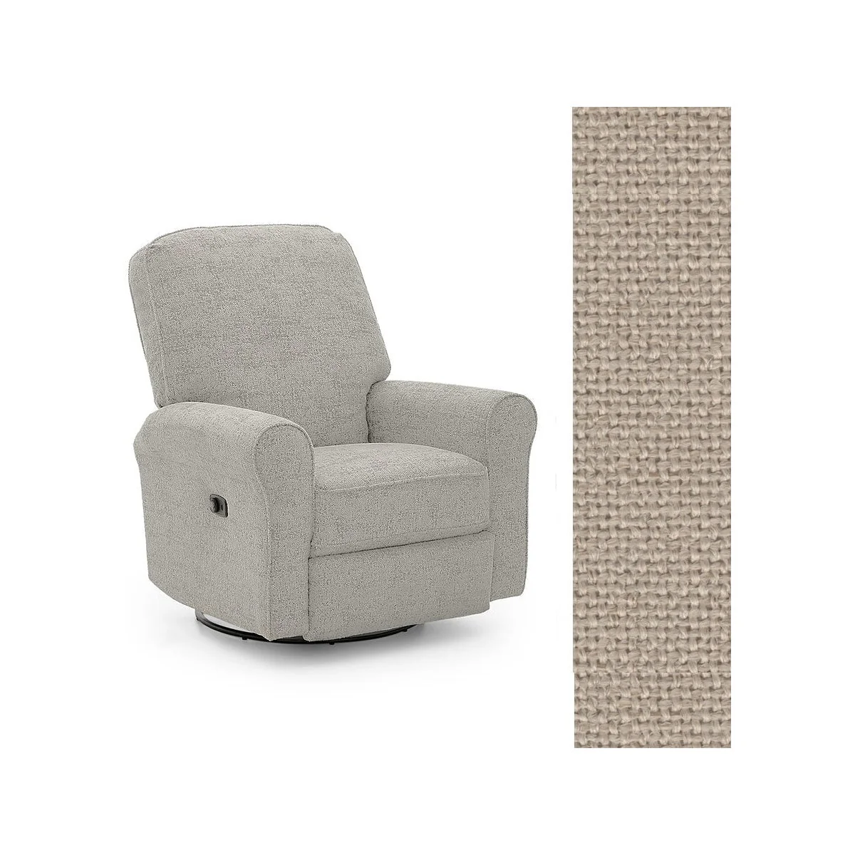 Storytime by Best Chairs Josey Power Tilt Headrest Swivel glider Recliner - Image 113