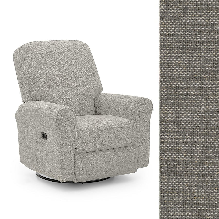 Storytime by Best Chairs Josey Power Tilt Headrest Swivel glider Recliner - Image 71