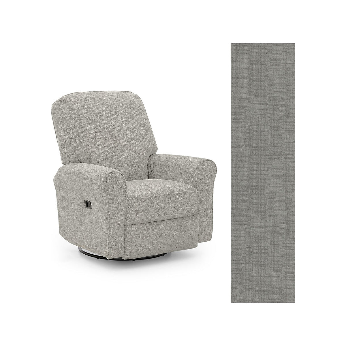 Storytime by Best Chairs Josey Power Tilt Headrest Swivel glider Recliner - Image 78