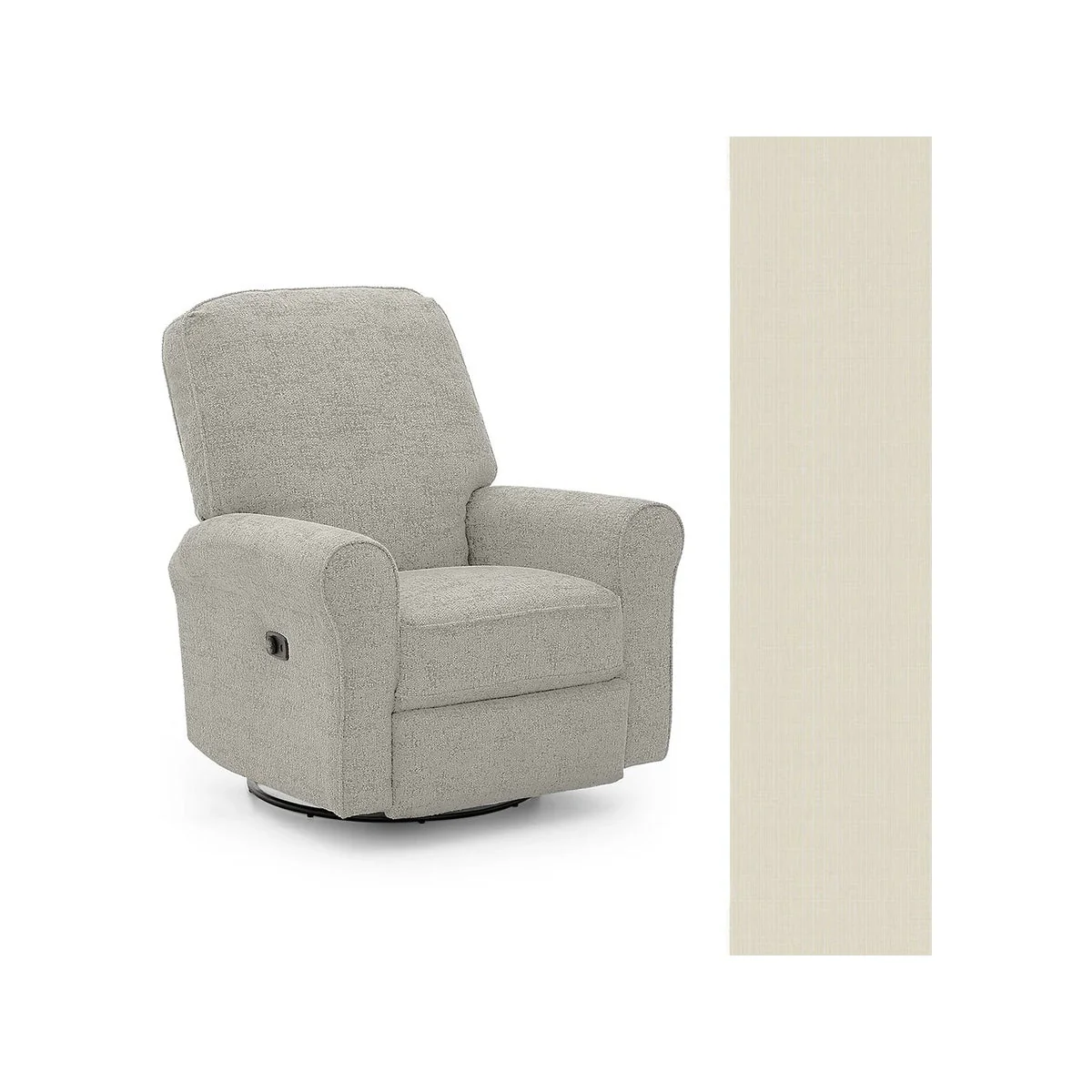 Storytime by Best Chairs Josey Power Tilt Headrest Swivel glider Recliner - Image 80