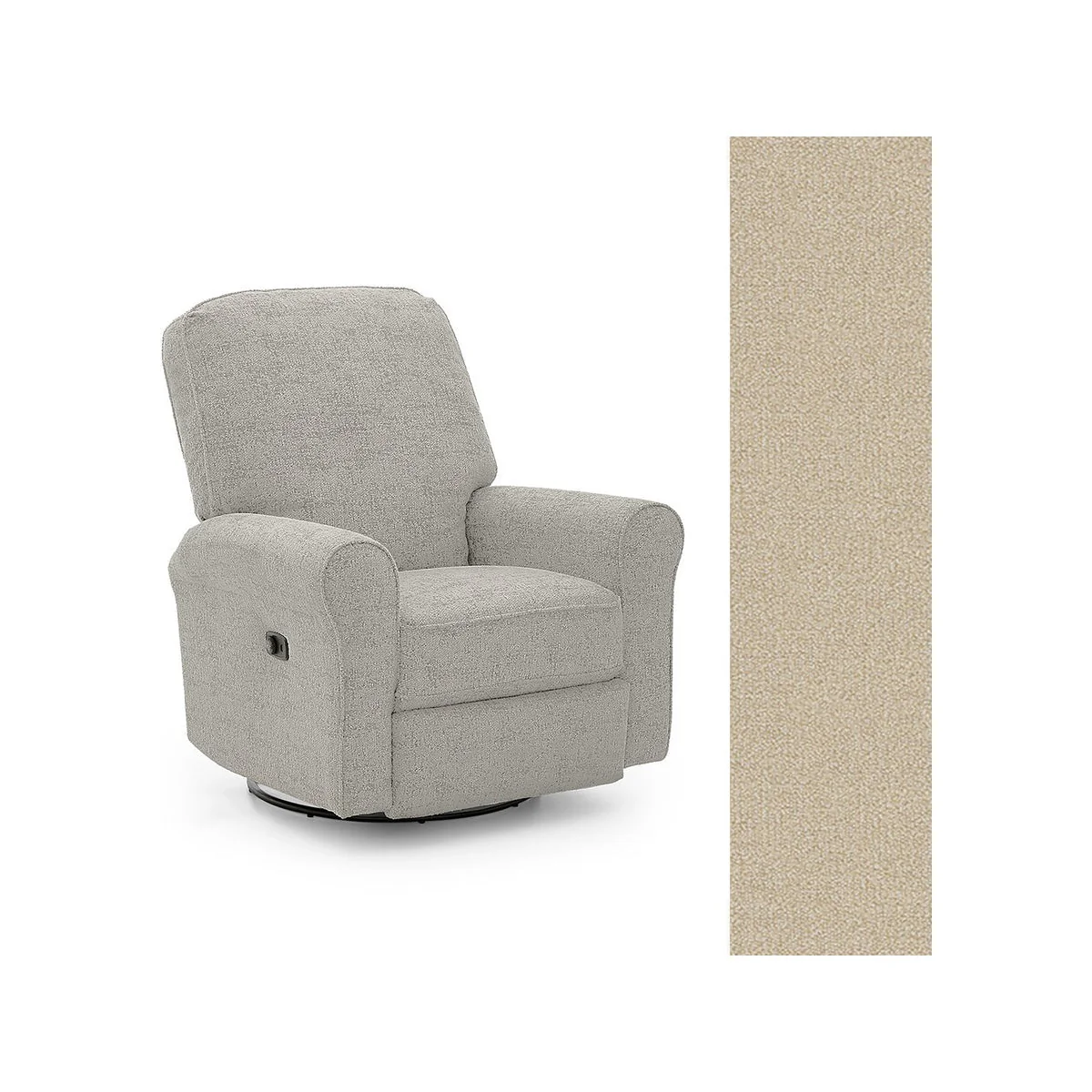 Storytime by Best Chairs Josey Power Tilt Headrest Swivel glider Recliner - Image 81