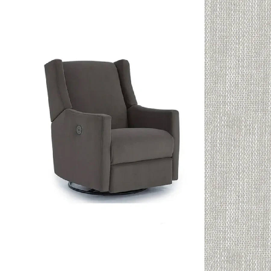 Storytime by Best Chairs Lillian Power Swivel Glider Recliner - Image 12