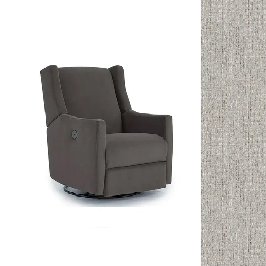 Storytime by Best Chairs Lillian Power Swivel Glider Recliner - Image 14