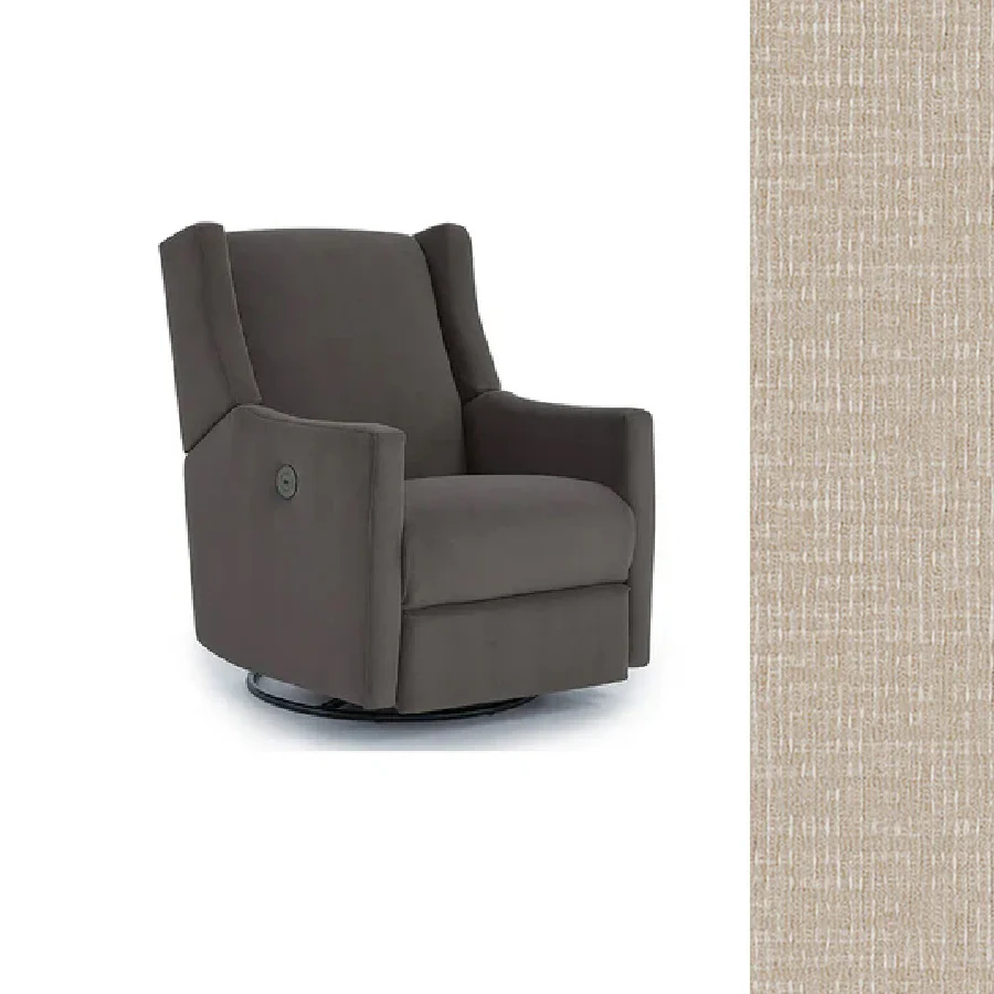 Storytime by Best Chairs Lillian Power Swivel Glider Recliner - Image 16