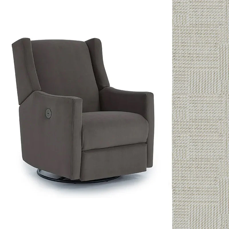Storytime by Best Chairs Lillian Power Swivel Glider Recliner - Image 20
