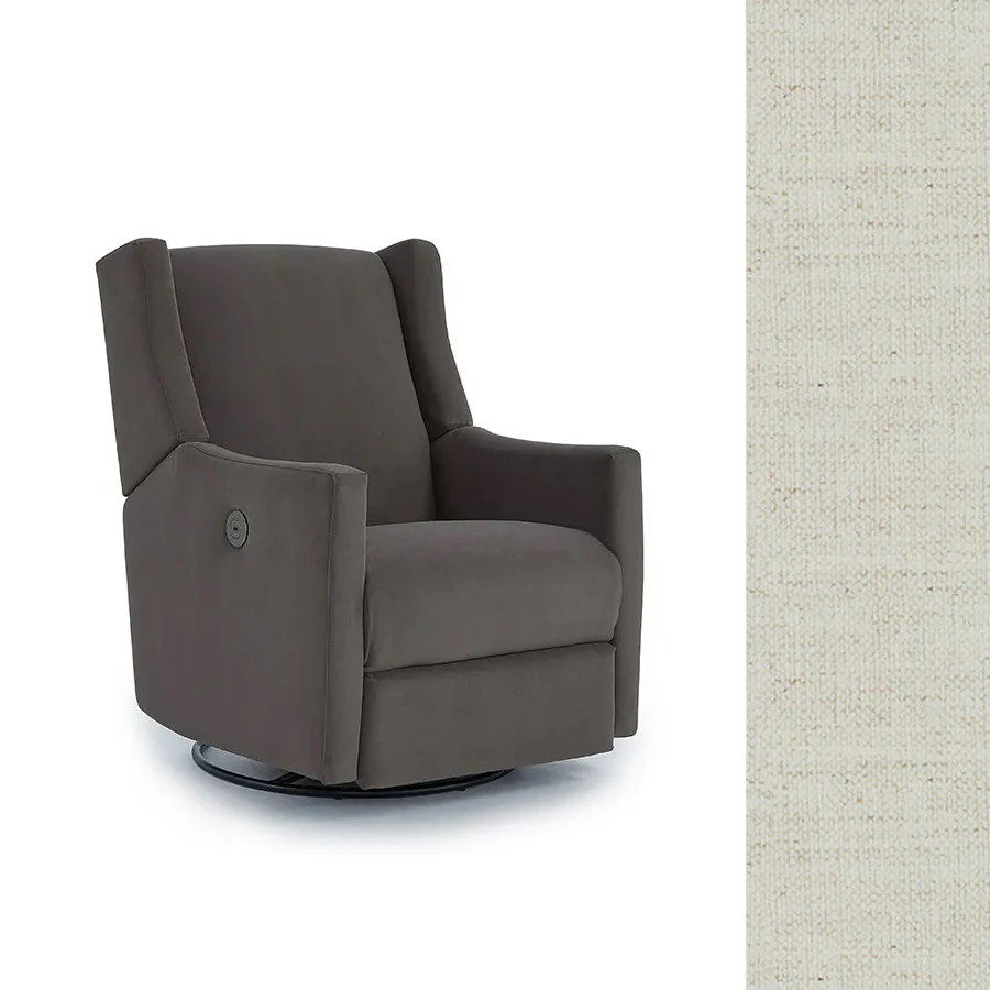 Storytime by Best Chairs Lillian Power Swivel Glider Recliner - Image 22