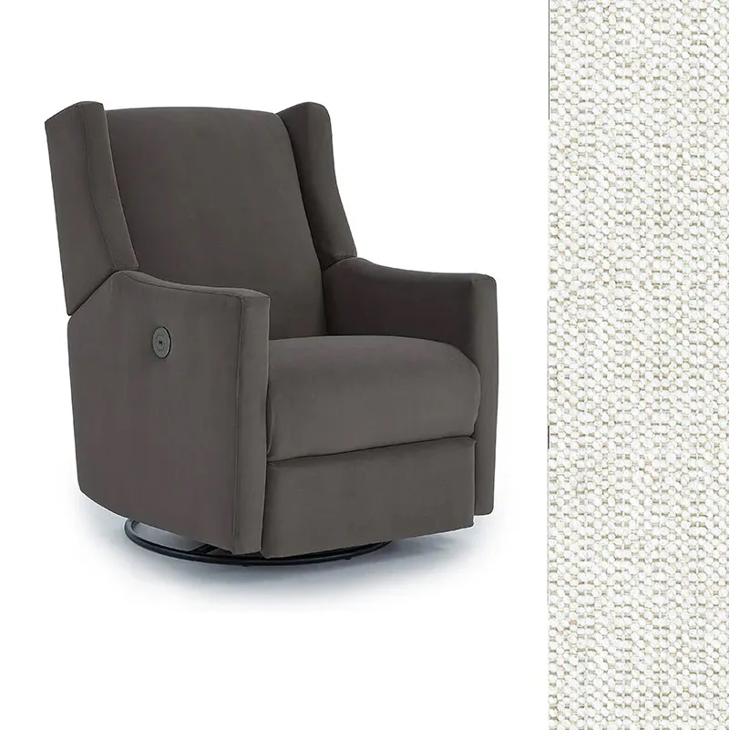 Storytime by Best Chairs Lillian Power Swivel Glider Recliner - Image 24