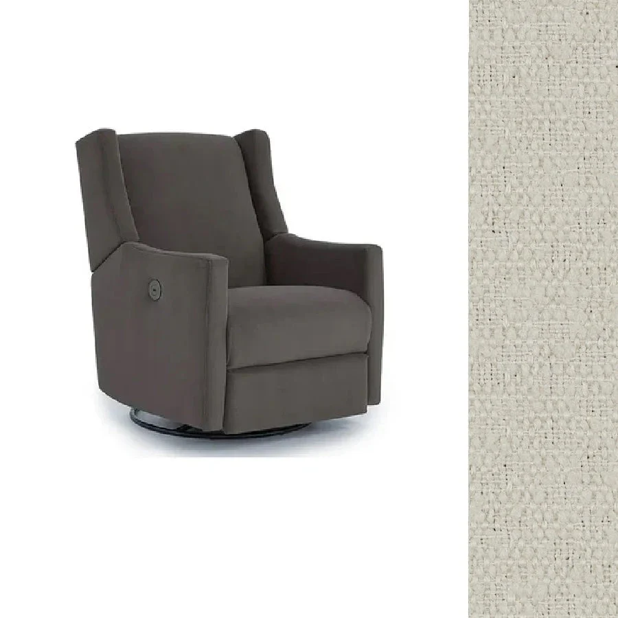 Storytime by Best Chairs Lillian Power Swivel Glider Recliner - Image 27