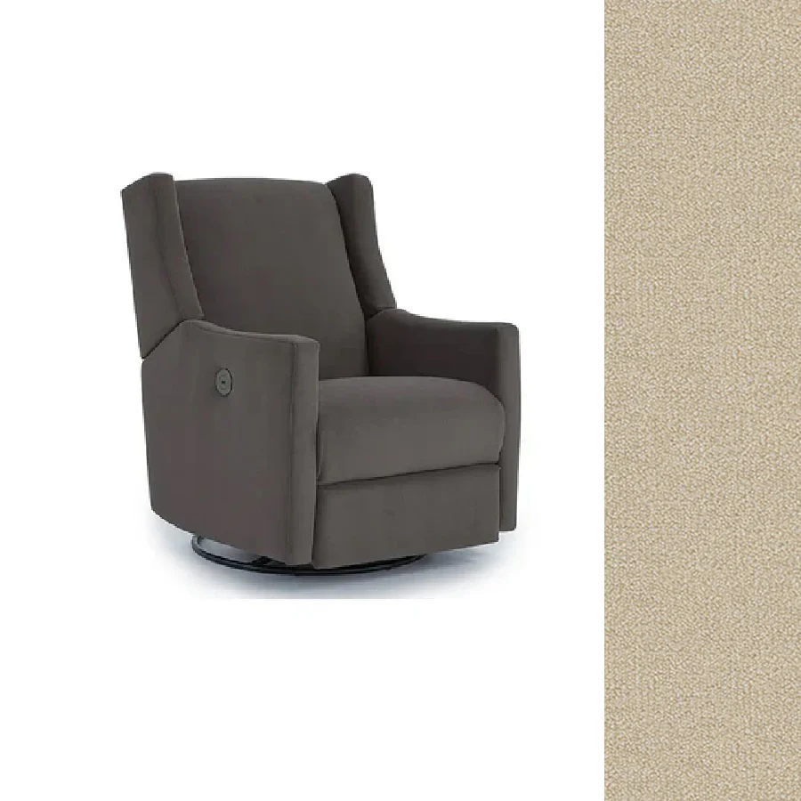 Storytime by Best Chairs Lillian Power Swivel Glider Recliner - Image 3