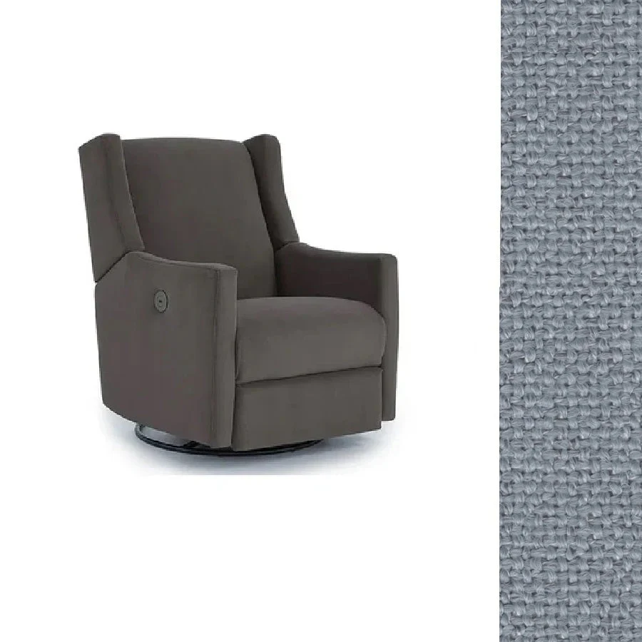 Storytime by Best Chairs Lillian Power Swivel Glider Recliner - Image 30