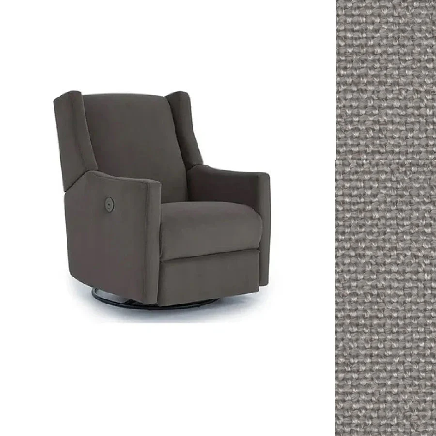 Storytime by Best Chairs Lillian Power Swivel Glider Recliner - Image 31