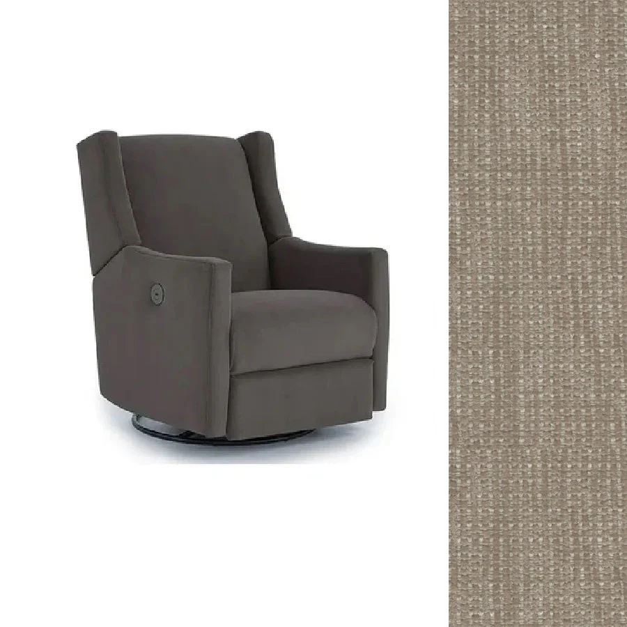 Storytime by Best Chairs Lillian Power Swivel Glider Recliner - Image 37