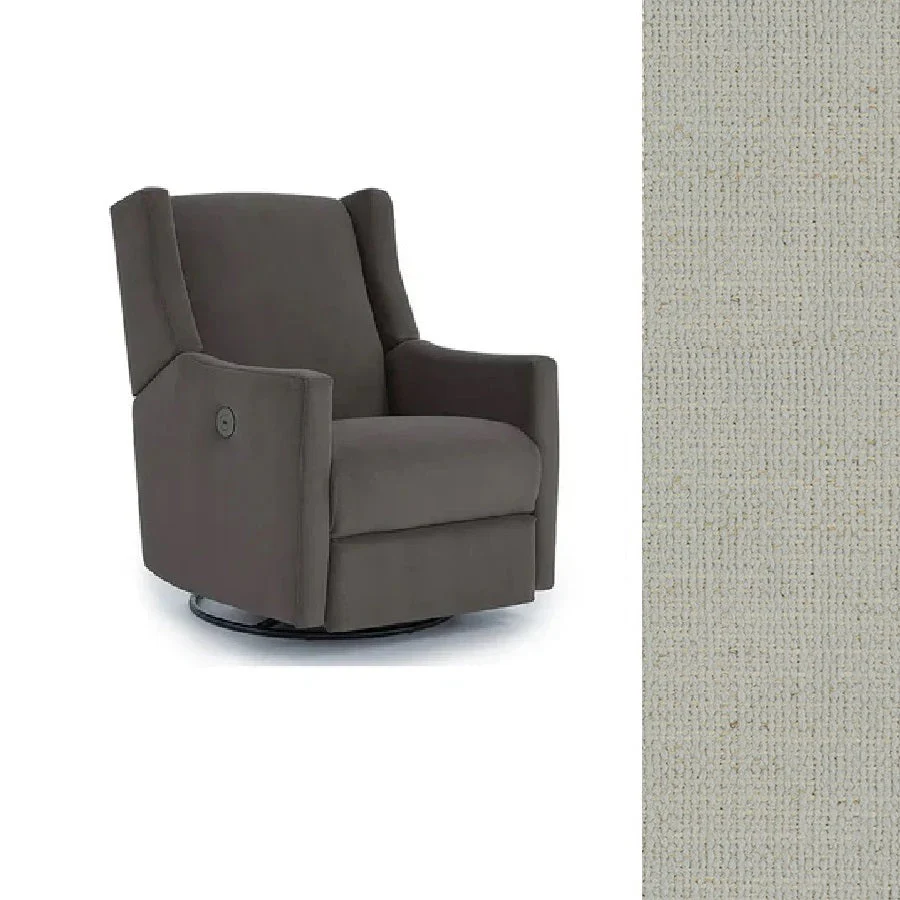Storytime by Best Chairs Lillian Power Swivel Glider Recliner - Image 39