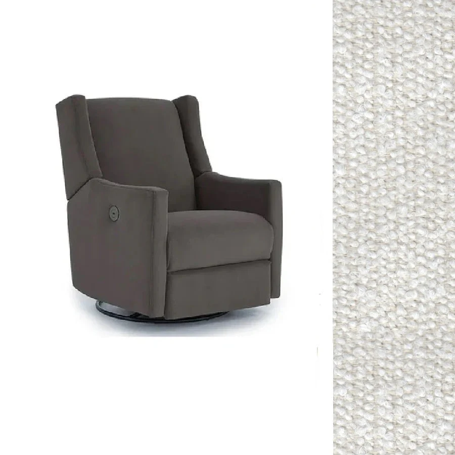 Storytime by Best Chairs Lillian Power Swivel Glider Recliner - Image 42