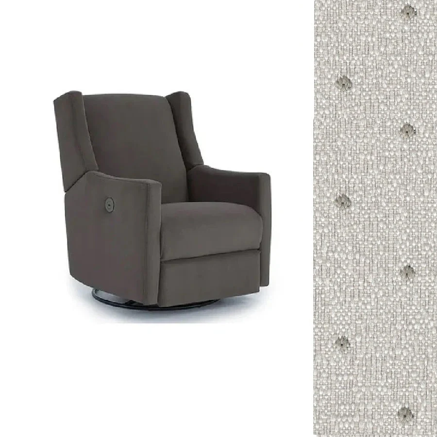 Storytime by Best Chairs Lillian Power Swivel Glider Recliner - Image 45