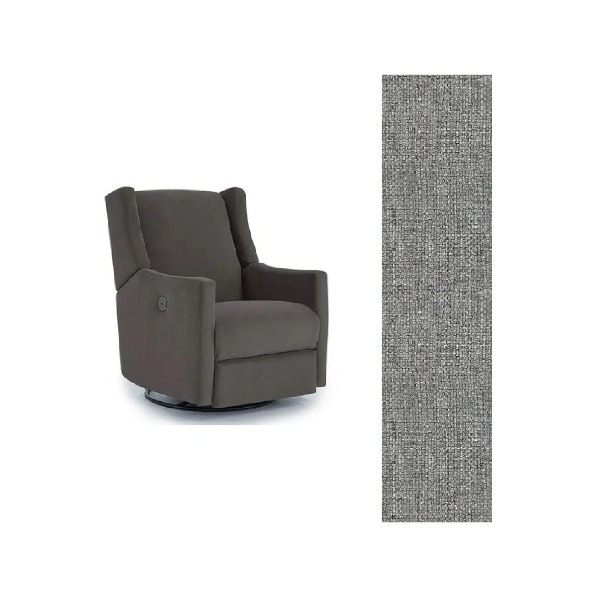 Storytime by Best Chairs Lillian Power Swivel Glider Recliner - Image 50