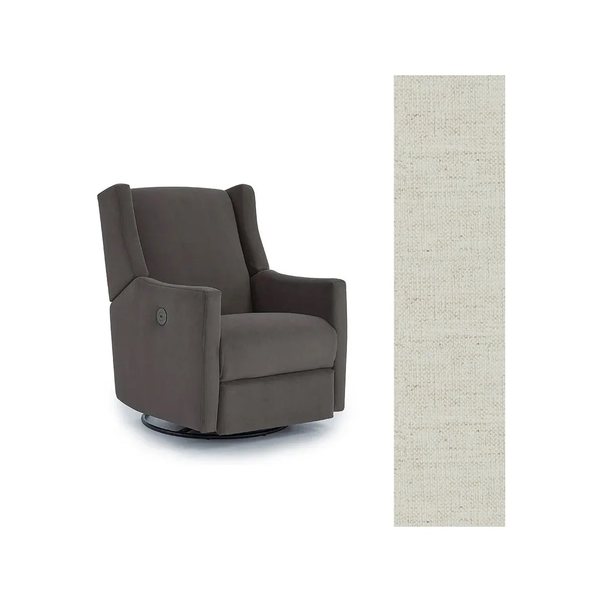 Storytime by Best Chairs Lillian Power Swivel Glider Recliner - Image 62