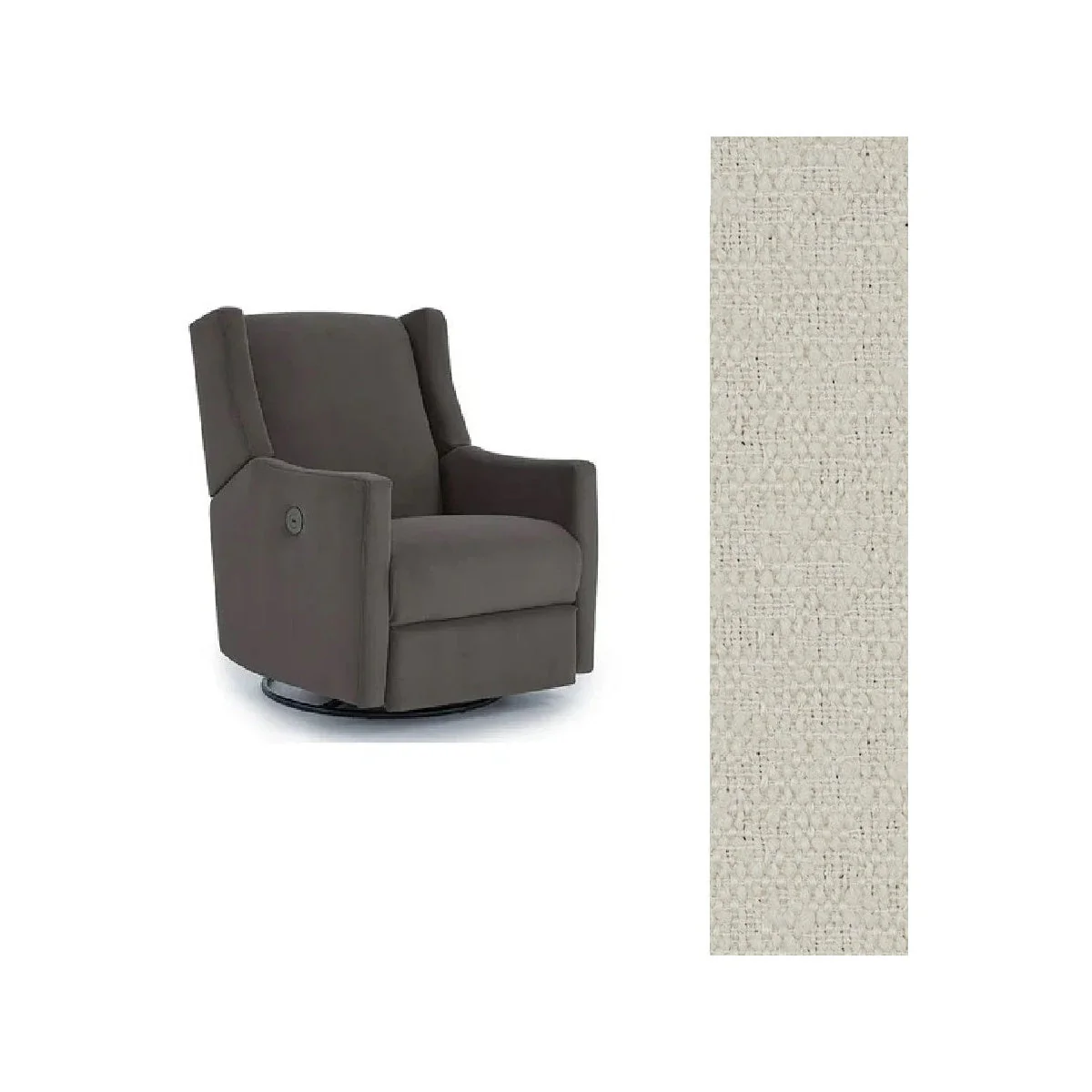 Storytime by Best Chairs Lillian Power Swivel Glider Recliner - Image 70