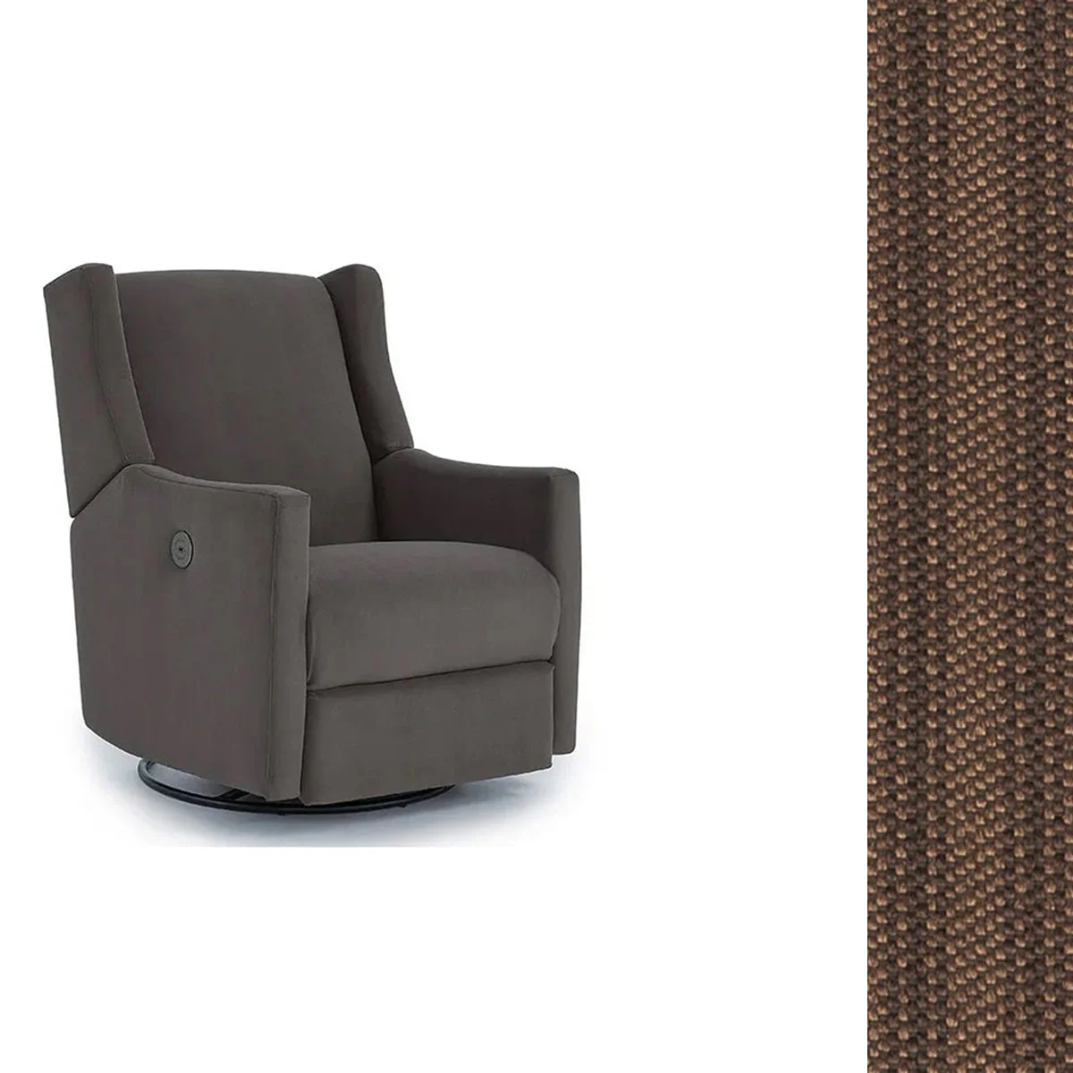 Storytime by Best Chairs Lillian Power Swivel Glider Recliner - Image 94
