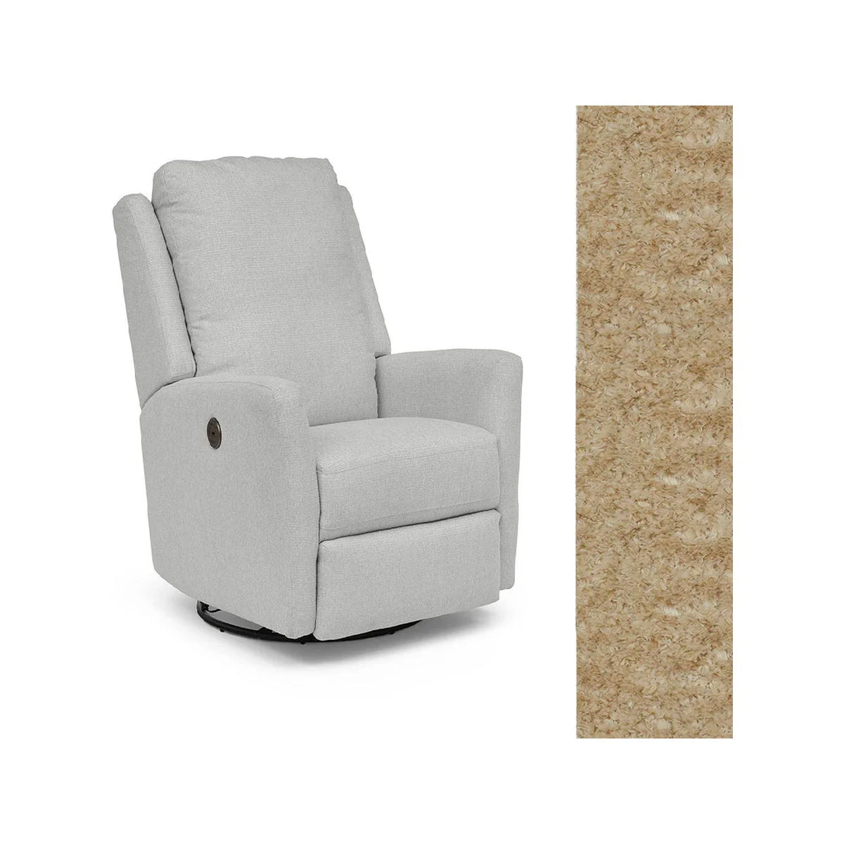 Storytime by Best Chairs Heatherly Power Swivel Glider Recliner - Image 100
