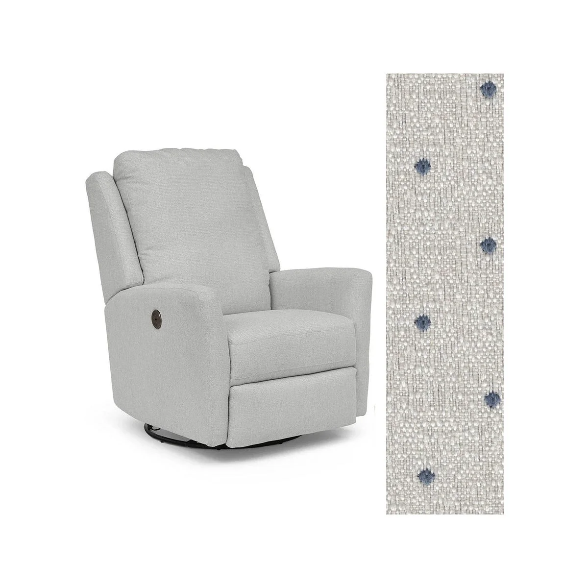 Storytime by Best Chairs Heatherly Power Swivel Glider Recliner - Image 123