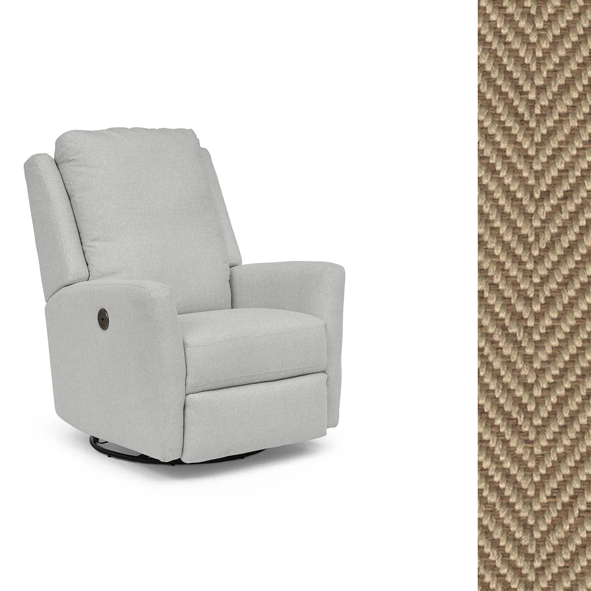 Storytime by Best Chairs Heatherly Power Swivel Glider Recliner - Image 138