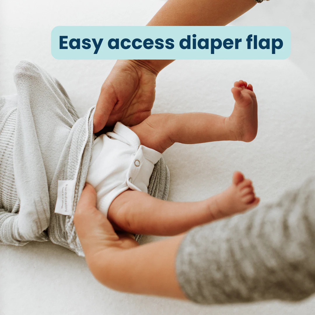 Swaddelini Black Swaddle Sleep Sack - Image 3