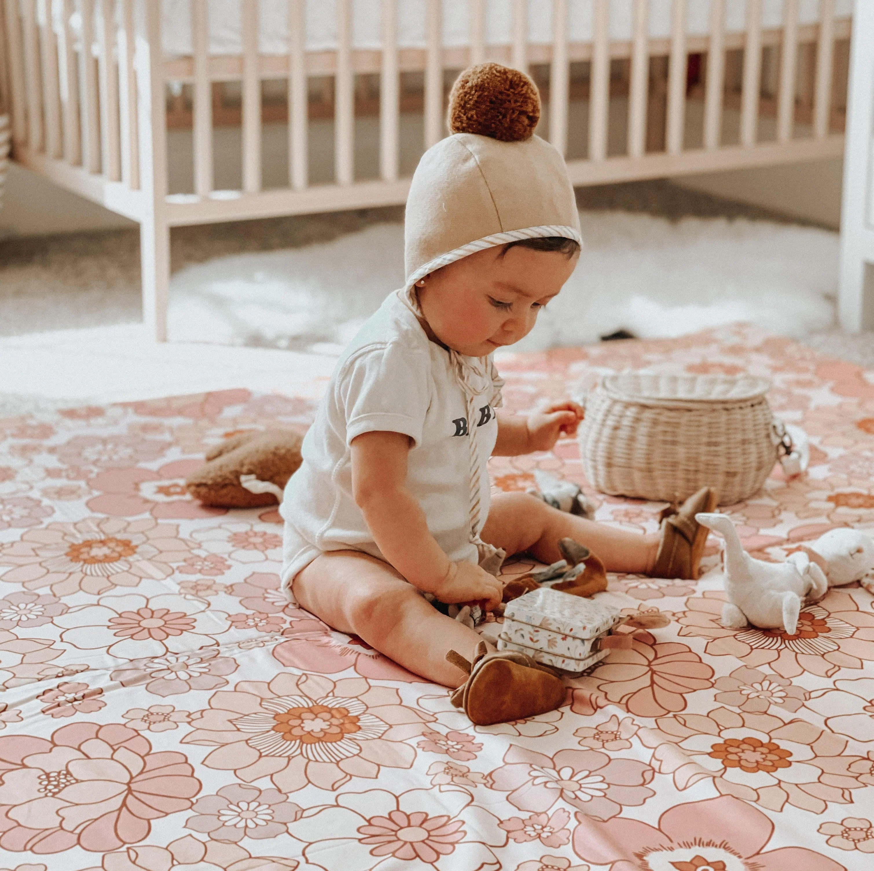 Toki Kids Blooms Organic Cotton Mat - Image 8