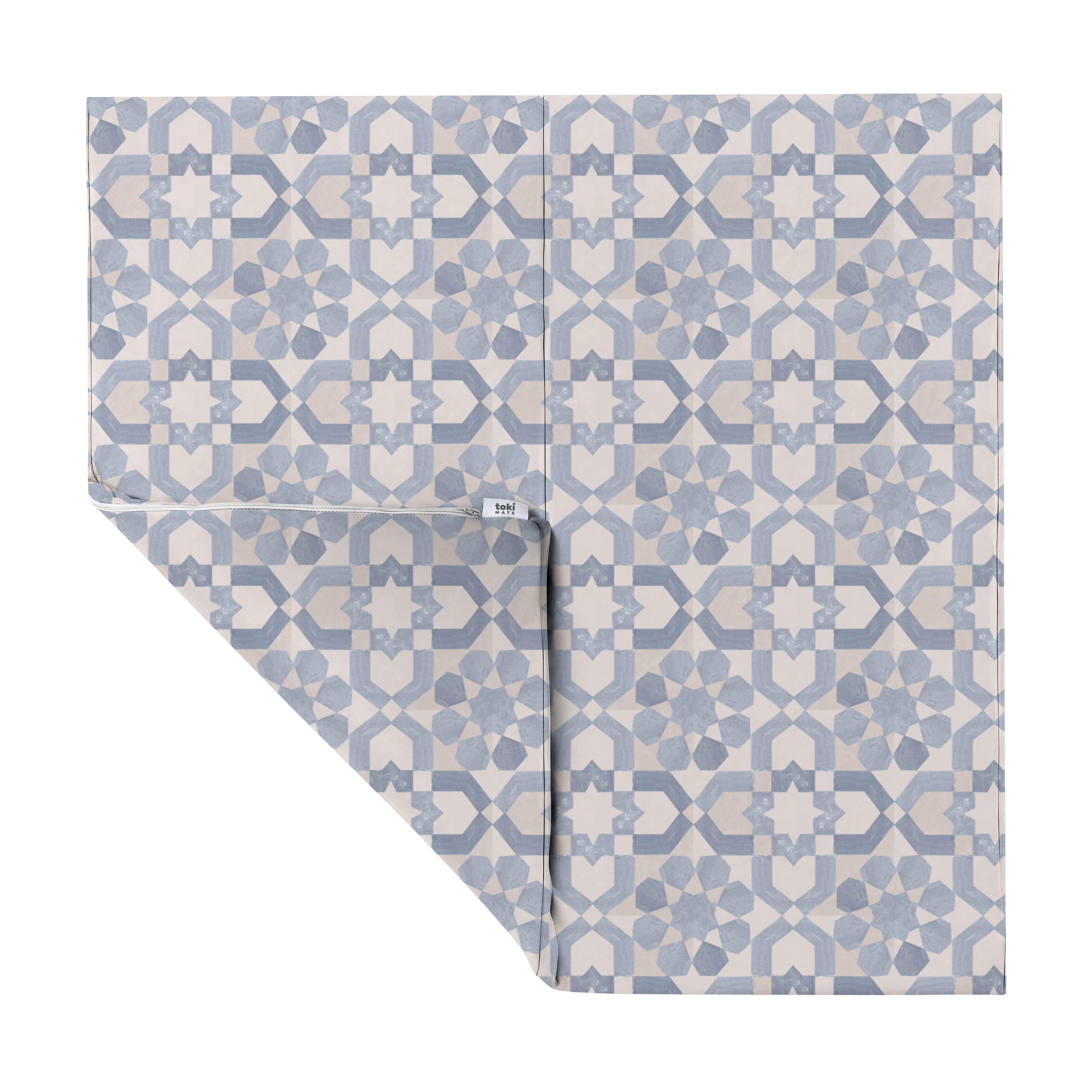 Toki Kids Blue Tile Vegan Leather Mat