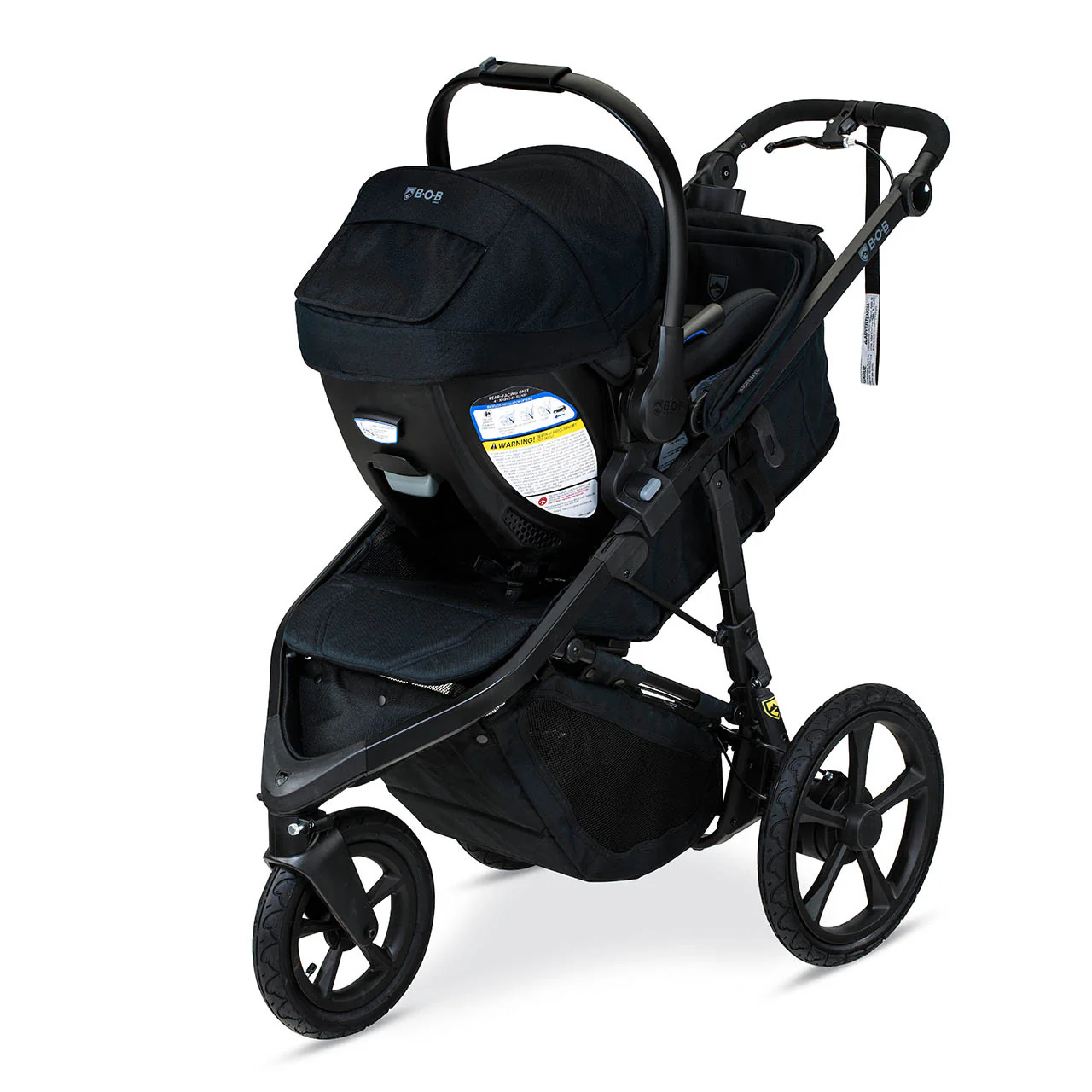 BOB Wayfinder Travel System, Infant Car Seat and Stroller Combo ClickTight in Nightfall