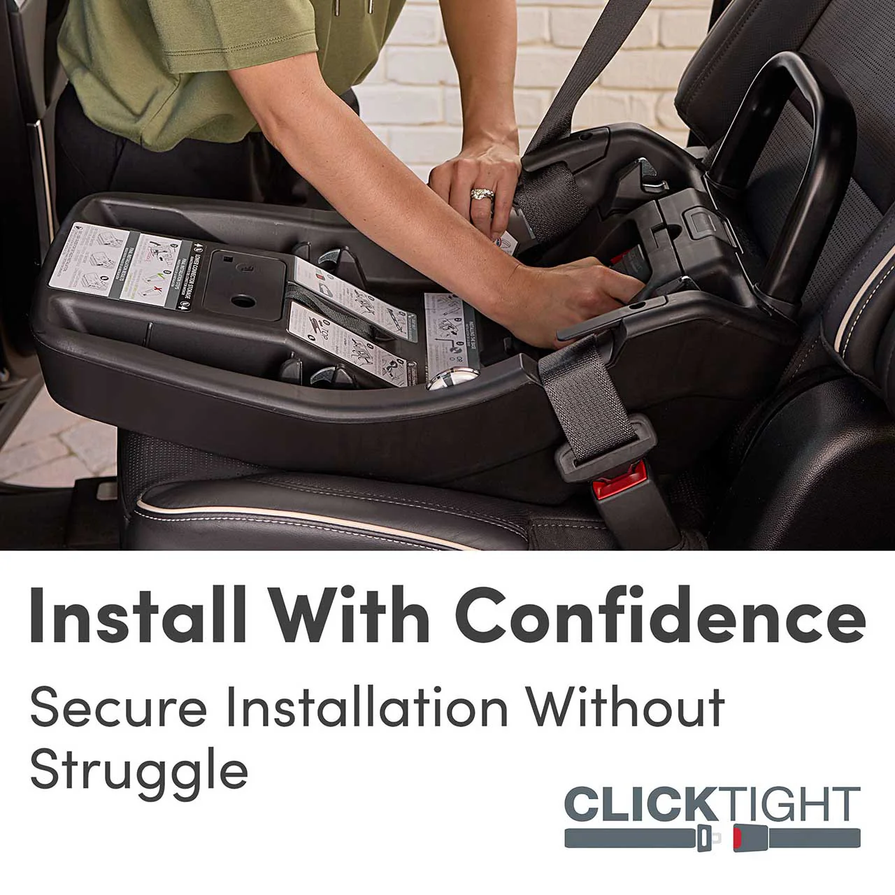 BOB Wayfinder Travel System, Infant Car Seat and Stroller Combo ClickTight in Nightfall - Image 4