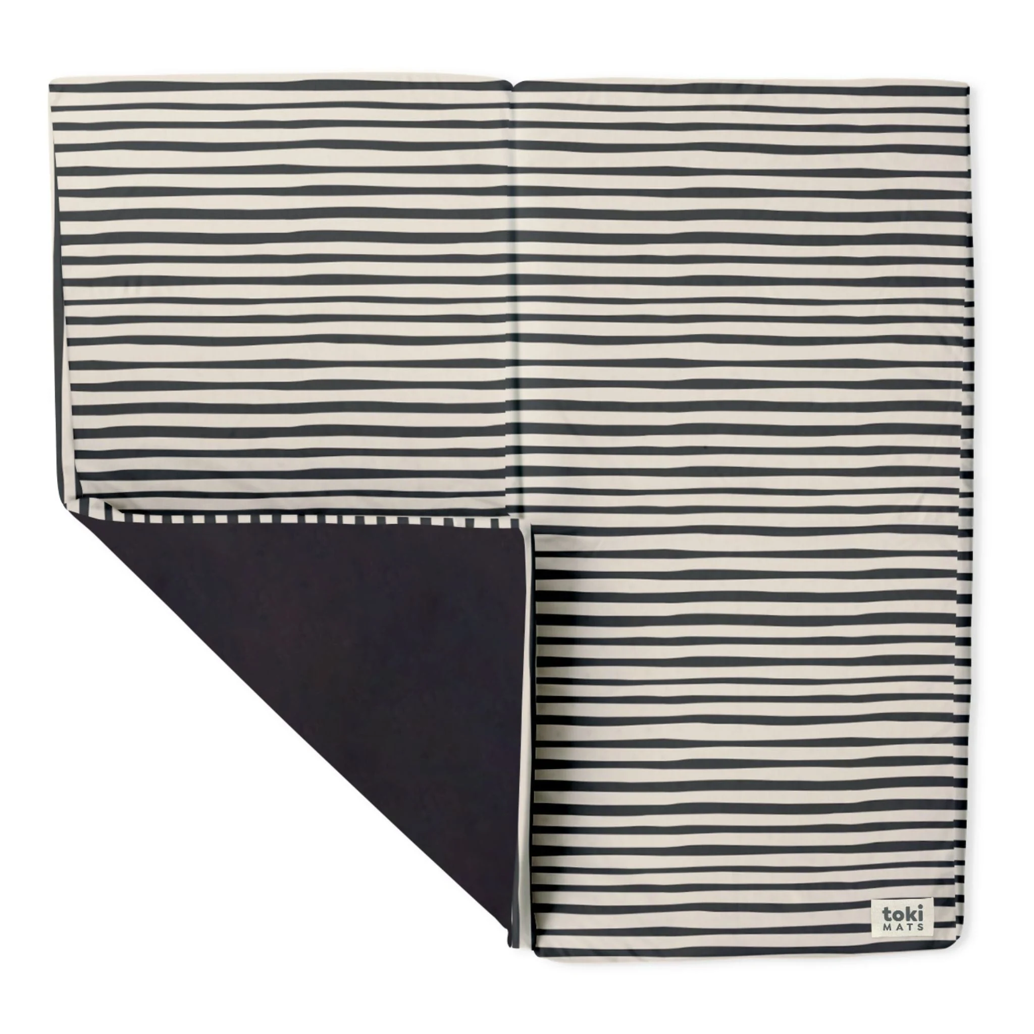 Toki Kids Bold Stripe Organic Cotton Mat