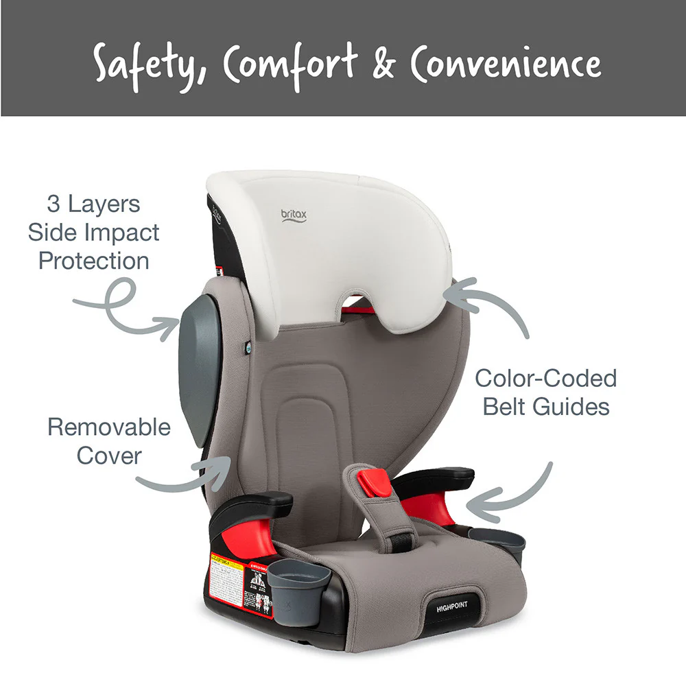 Britax Highpoint 2-Stage Belt-Positioning Booster Seat - Image 10