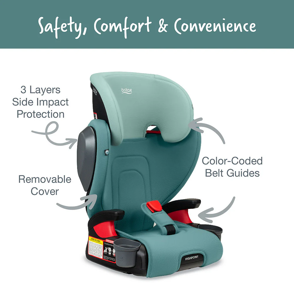 Britax Highpoint 2-Stage Belt-Positioning Booster Seat - Image 13