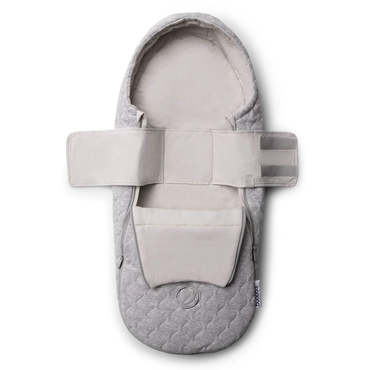 Bugaboo Newborn Inlay Light Grey Melange - Image 7