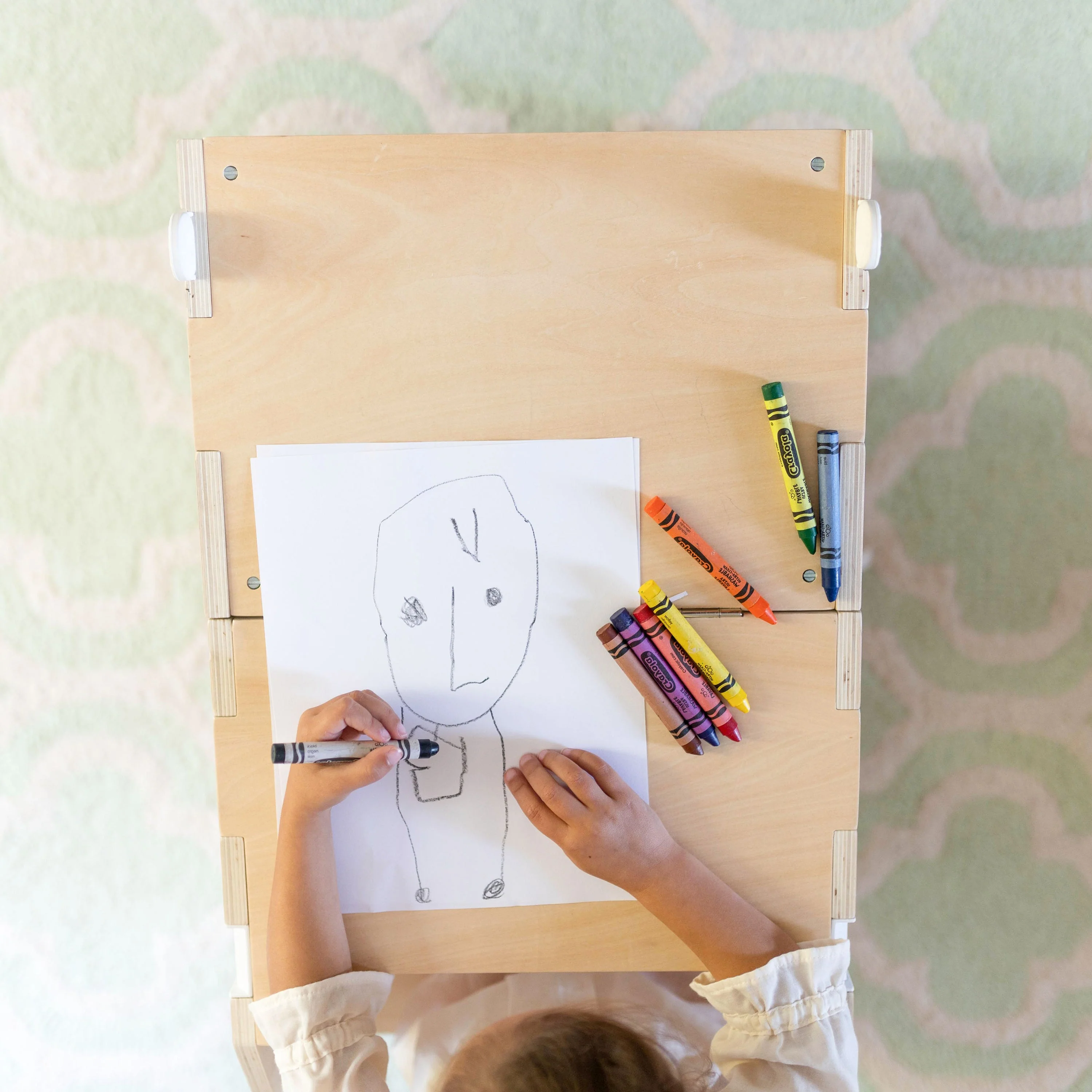 Busy Kids 2-In-1 Kitchen Tower and Kids Art Desk - Image 8