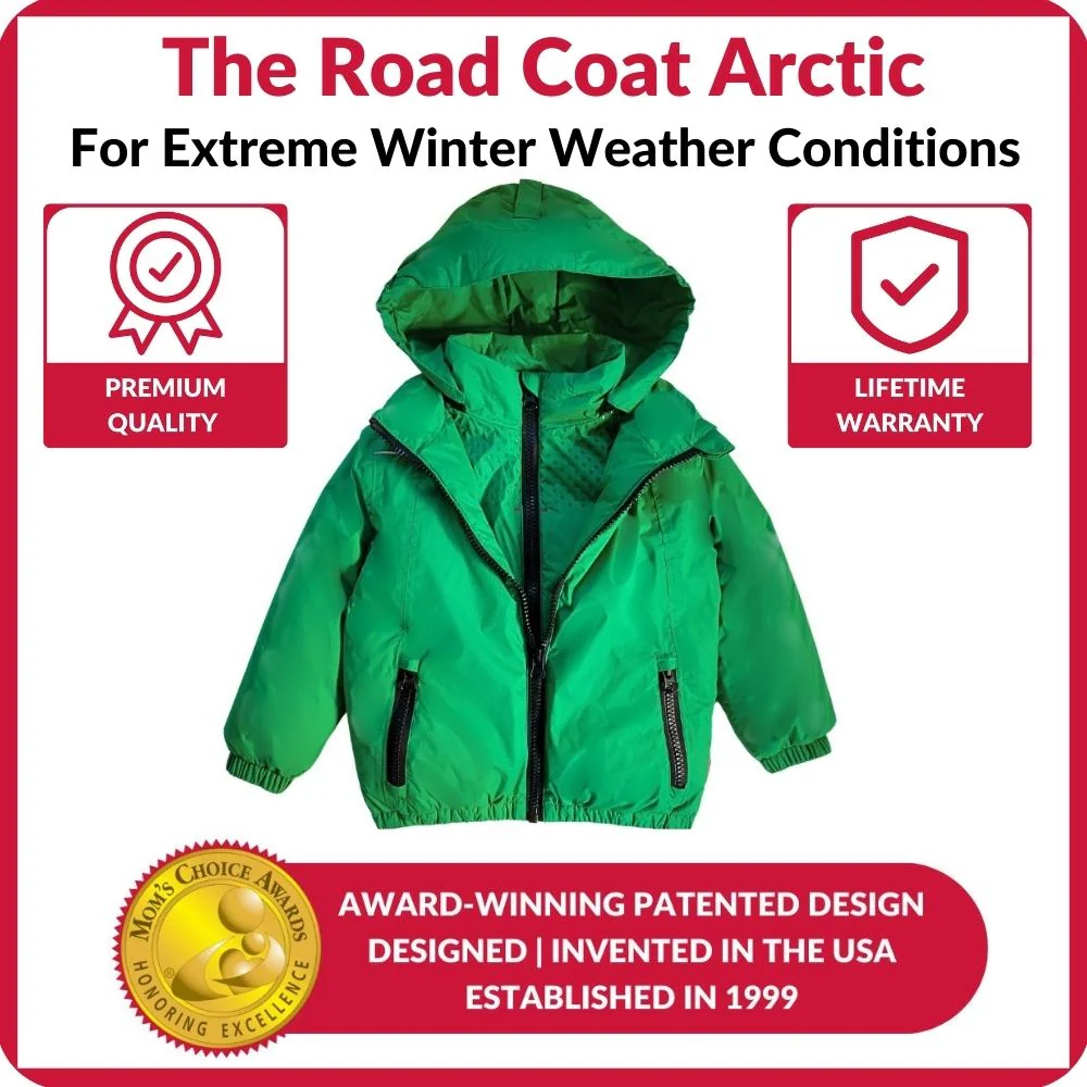 Onekid Car Seat Coat | The Road Coat Arctic - Green - Image 6