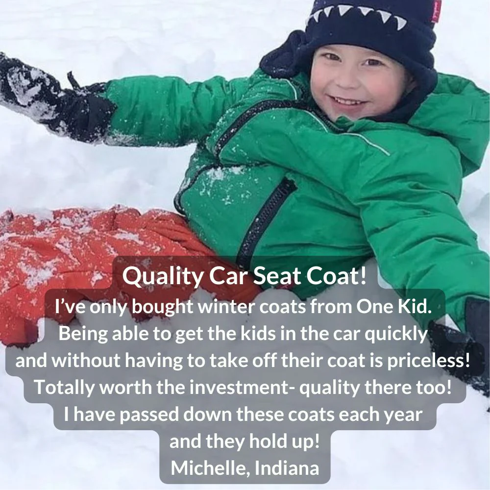 Onekid Car Seat Coat | The Road Coat Arctic - Green - Image 8