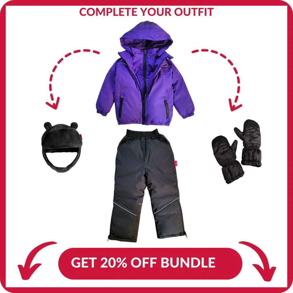 Onekid Car Seat Coat | The Road Coat Arctic - Purple - Image 9