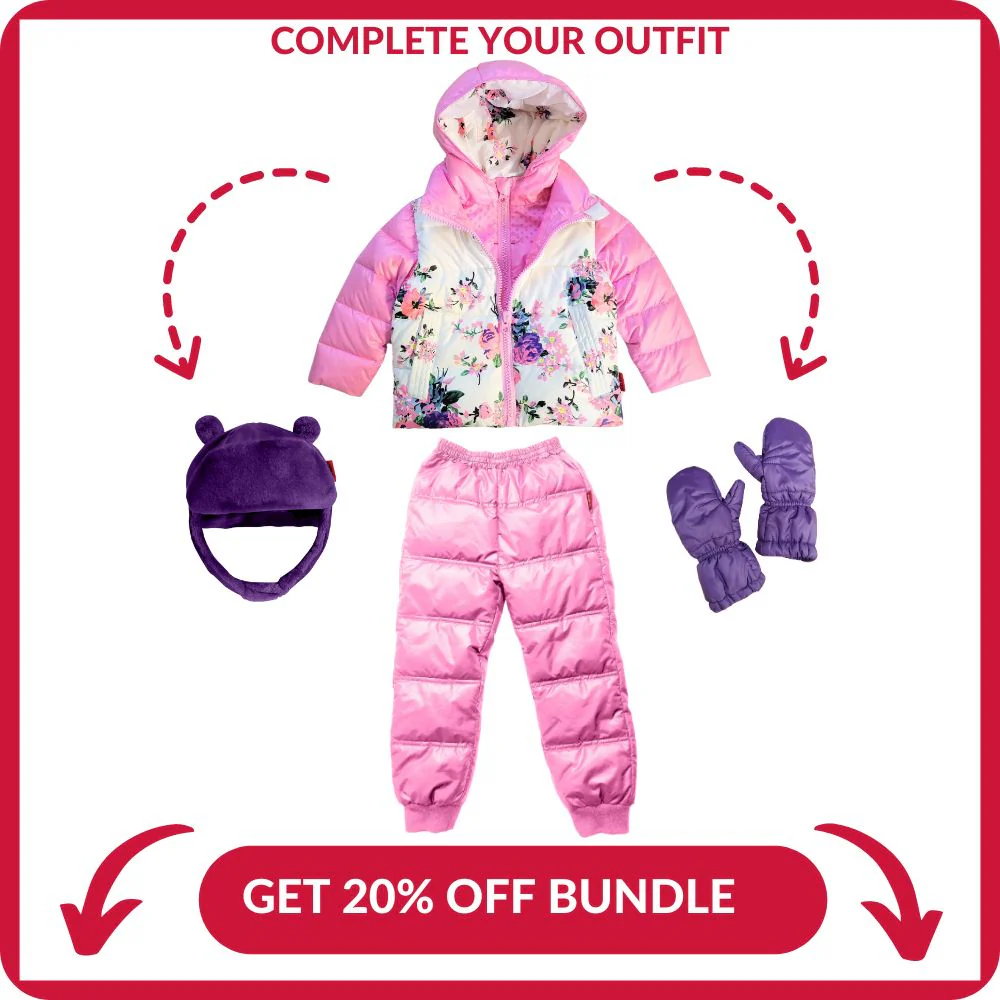 Onekid Car Seat Coat | The Road Coat Down - Floral Print - Image 9