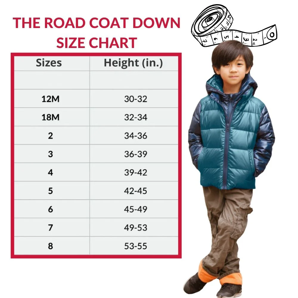 Onekid Car Seat Coat | The Road Coat Down - Navy/Teal - Image 7