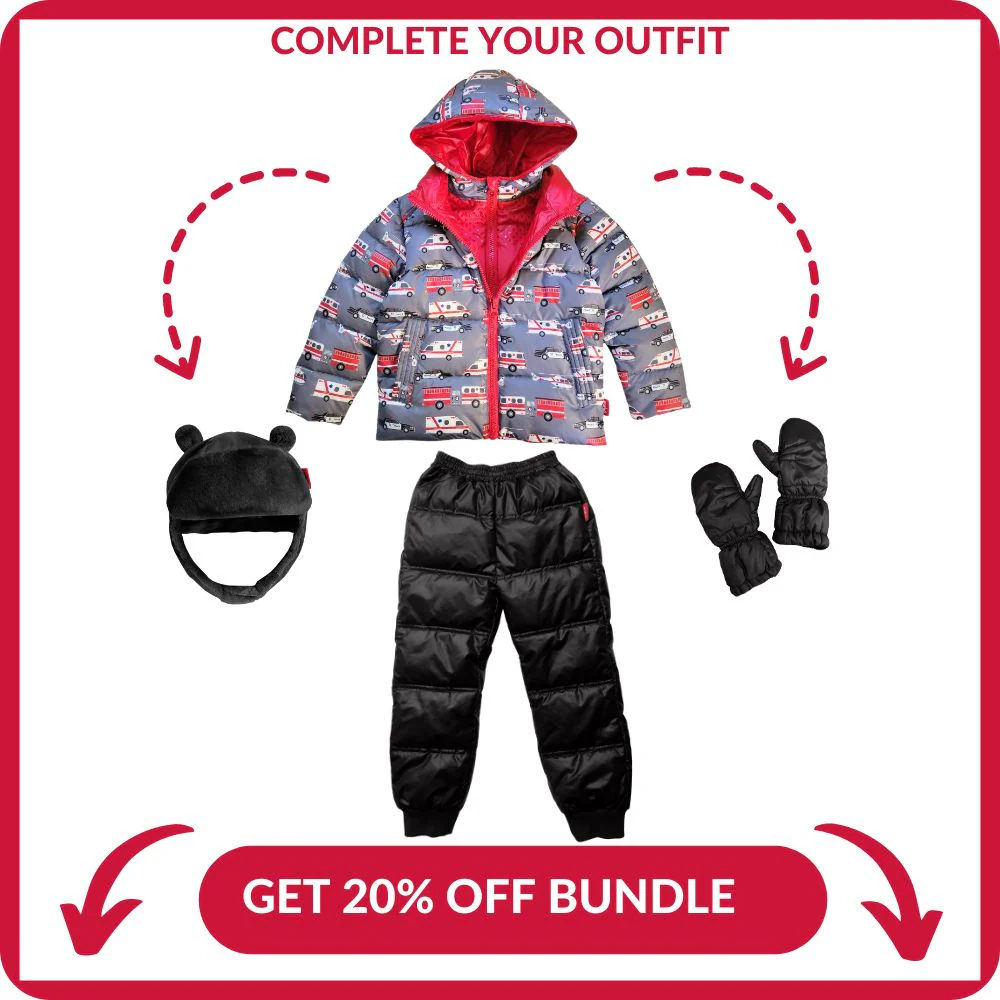 Onekid Car Seat Coat | The Road Coat Down - Rescue Print - Image 9