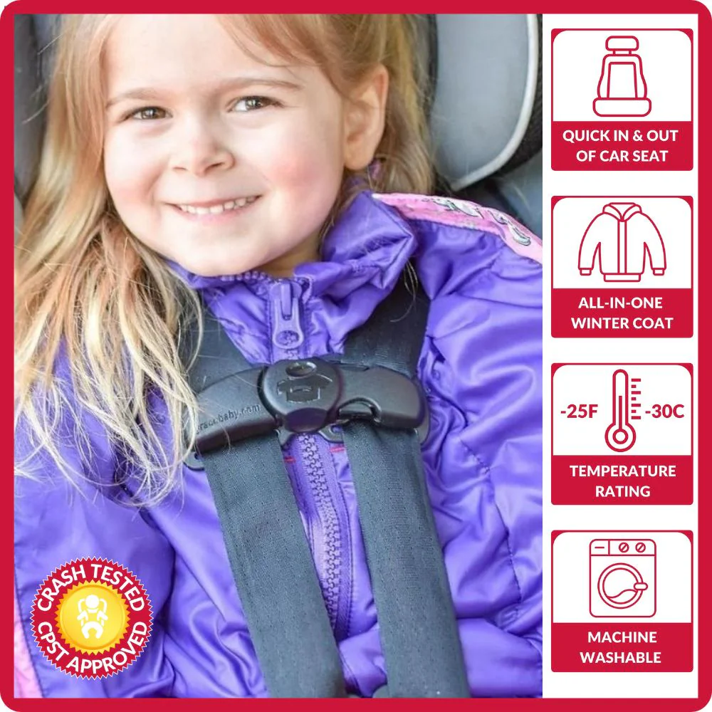 Onekid Car Seat Coat | The Road Coat Down - Unicorn Print - Image 2