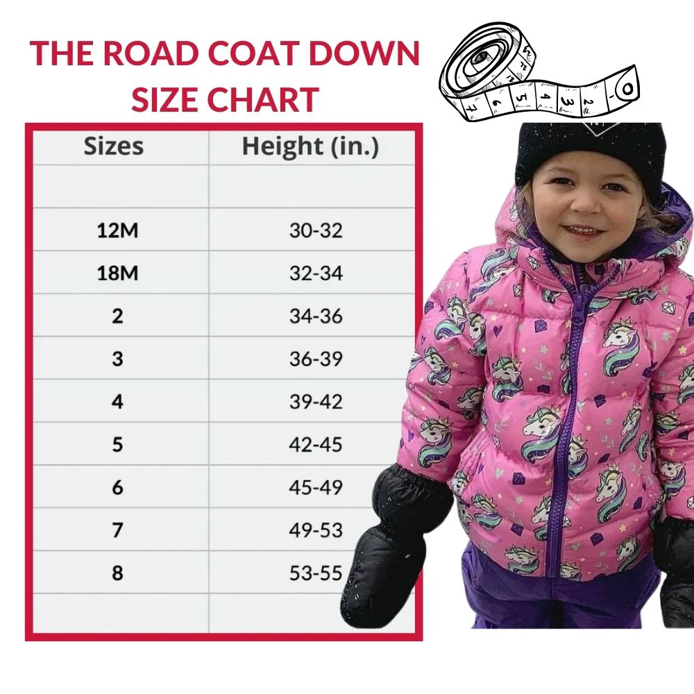 Onekid Car Seat Coat | The Road Coat Down - Unicorn Print - Image 7
