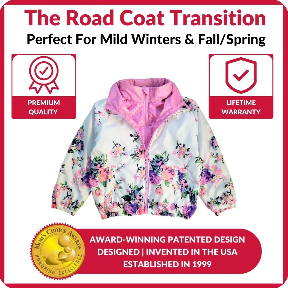Onekid Car Seat Coat | The Road Coat Transition - Floral Print - Image 6