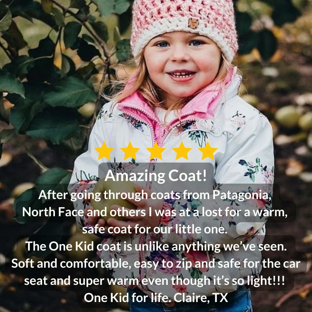 Onekid Car Seat Coat | The Road Coat Transition - Floral Print - Image 8