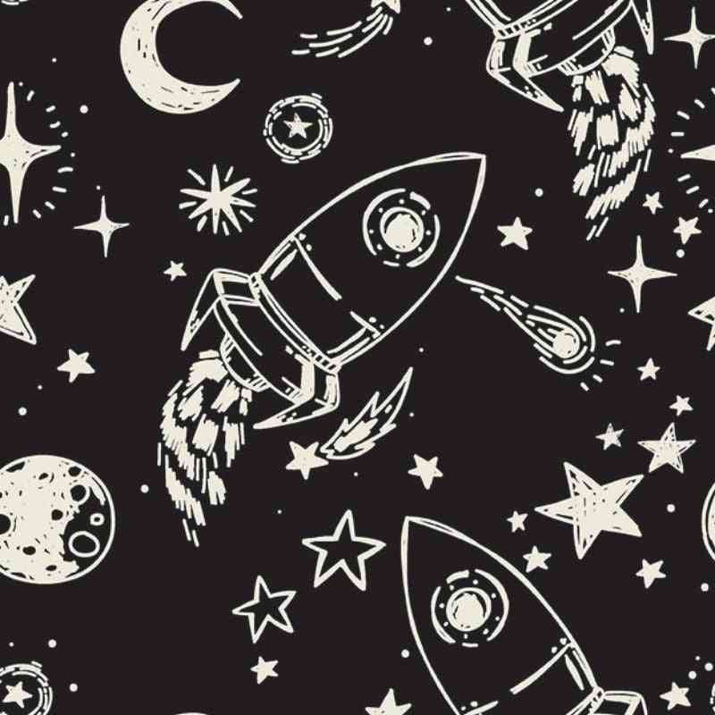 Onekid Car Seat Coat | The Road Coat Vegan - Rocketship Print - Image 11