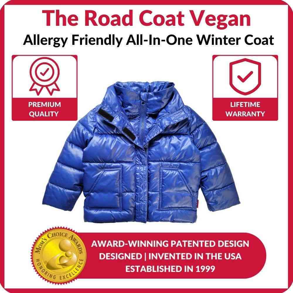 Onekid Car Seat Coat | The Road Coat Vegan - Royal Blue - Image 6