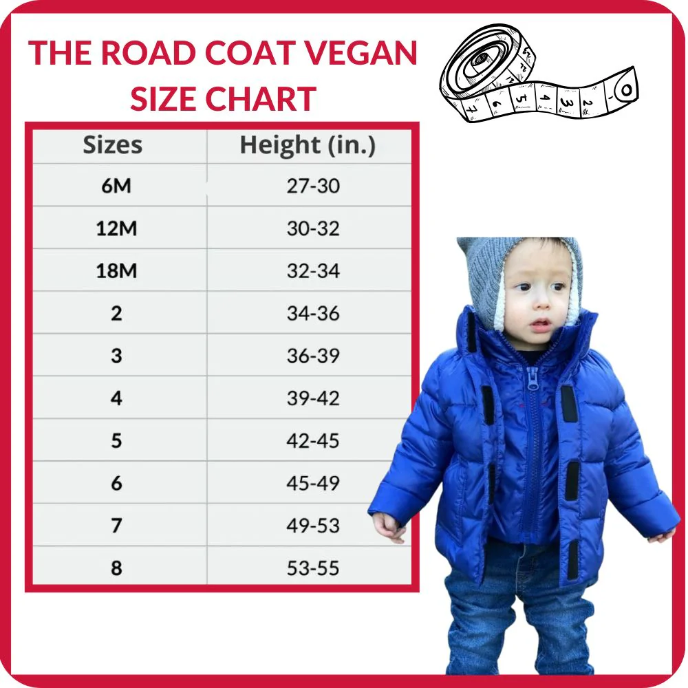 Onekid Car Seat Coat | The Road Coat Vegan - Royal Blue - Image 7
